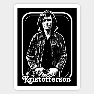 Kris Kristofferson / Original Retro Style Fan Design Magnet